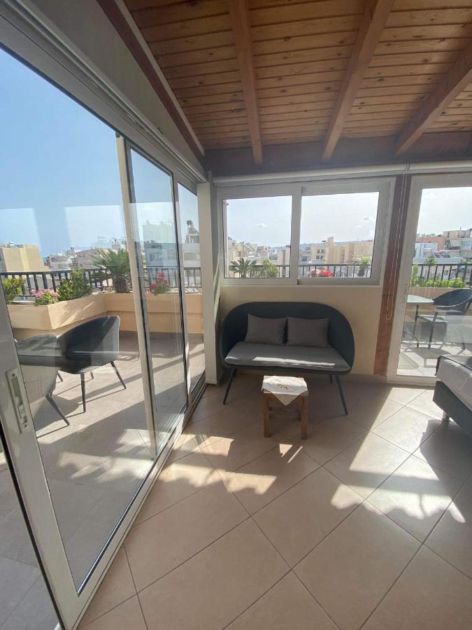 Candia Hotel Chrissi Akti Chania Exterior foto